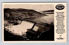 Coulee Dam WA-Washington RPPC Scenic View, Antique, Vintage Postcard picture
