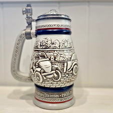 1979 Avon Limited Edition Stein  with Lid | Age of the Automobile | Rare Vintage picture
