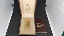 Vintage Dunhill Rolla gas Lighter Gold with box picture