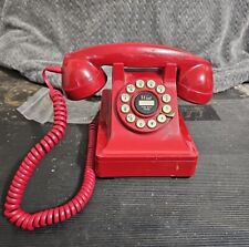 CROSLEY Retro Red Push Button Desk Telephone Model #302 Made in 2003 picture