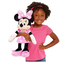 Disney Minnie Mouse Plush Pink Cute Stuffed 17 picture