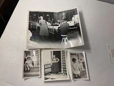 Lot of 4 VINTAGE Black & White Photos Dog Military Hospital picture