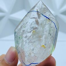 Natural 72mm Herkimer Diamond Enhydro   Crystal&Two so Big moving water drop 87g picture