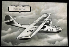 Navy Airplane Original 1940s 5x7 Photo Picture Card Military Plane PBY PLANES picture