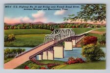 Newport TN-Tennessee, Bridge over French Broad River, Vintage Postcard picture
