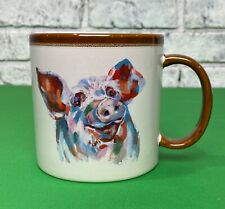 Mainstays Farmhouse Country Pig Coffee Mug 16oz Large Ceramic Farm Coffee Cup picture