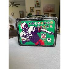 Vintage 1973 NFL Helmet Lunchbox No Thermos NFC/AFC Rare Lunch Box picture