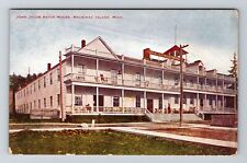 Mackinac Island MI-Michigan, John Jacob Astor House, Vintage Postcard picture