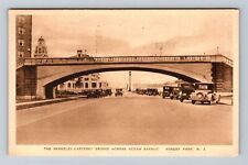 Asbury Park NJ-New Jersey, The Berkeley Carteret Bridge Vintage c1937 Postcard picture