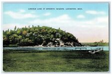 c1950's Lincoln Lake At Epworth Heights Ludington Michigan MI Vintage Postcard picture