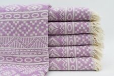 Purple Turkish Towel, Beach Towel, Bath Towel, Turkey Towel, 36x78, Kilim Design picture