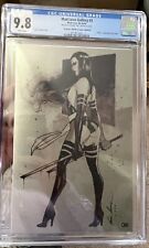 Mad Love Psylocke Double Sided Metal Cover CGC 9.8 Mario Chavez HTF X Men picture