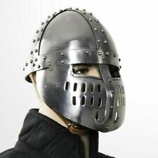 Norman Faceplate Spangen Helmet Viking Helmet / Medieval Helme Reenactment Larp picture