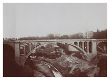 Luxembourg, Pont Adolphe vintage print, period print citrate print  picture