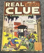 REAL CLUE CRIME STORIES VOL.4 #5 1949 “THE BURLAP BOYS