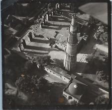 India, New Delhi, Qutab Minar Aerial View, Vintage Print, ca.1920 Wine Print picture