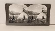 a542, Keystone SV; Village of Blackfeet Indians, St Mary's; 1101-V23181, 1930 picture