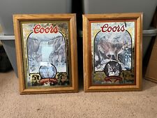 2 vintage Coors Wildlife Mirrors. picture