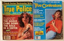 TRUE CONFESSIONS 1976 SEPT & TRUE POLICE CASES 1982 FEB (lot of 2) Rough Shape picture