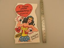 1978 DC Comics Super Hero's Valentines Wonder Woman Unused picture