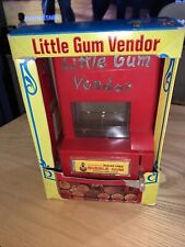 Vintage 1970's Superior Toy Little Gum Vendor Coin Machine Bank Sealed MIB B1 picture