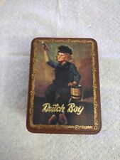 Vintage Dutch Boy Paint Hinged Tin by Hudson-Scott & Sons 2 Deck of Cards Sealed picture