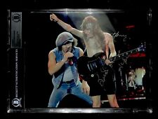 Angus Young Brian Johnson AC/DC Signed 8x10 Photo  BECKETT  (Grad Collection) picture