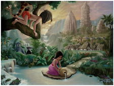 Disney Fine Art Limited Edition Canvas Mowgli's Neighborhood-Jared Franco picture