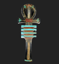 PHARAONIC ANCIENT EGYPTIAN ANTIQUE RARE COBRA ANKH KEY Of Life With Scarab (BS) picture