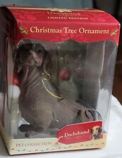 DACHSHUND CHRISTMAS ORNAMENT FROM AMERICAN CANINE ASSOCIATION UNOPENED BOX picture