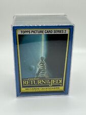 1983 STAR WARS RETURN OF THE JEDI SERIES 2 CARD STICKER SET PACK COMPLETE picture