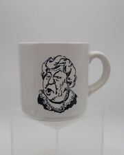 Vintage 1984 Wendys Wheres The Beef Clara Peller Promo Ceramic Coffee Cup Mug  picture