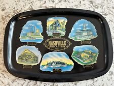 Nashville Music City Tray Vintage Featuring Landmarks From Around Nashville picture