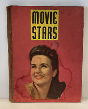 Movie Stars Photo Hardcover Book Rare Undated Binding Good 1900’s Vintage picture