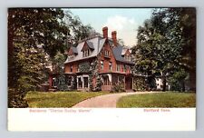 Hartford CT-Connecticut, Charles Dudley Warner Home, Antique Vintage Postcard picture