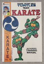TMNT Turtles Teach Karate Volume #1 Authorized Training Manual Solson (1987) VF picture
