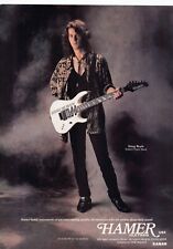 Hamer Guitars Magazine Print Ad Doug Boyle (Robert Plant Band) Endorsed picture