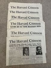 6-1942 The Harvard Crimson Harvard University School Newspaper WW2 picture