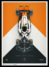 Lando Norris 2023 Monaco & Spanish Grand Prix McLaren Triple Crown F1 Poster picture