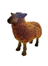 Sheep Sculpture Adorable Large Size Statue for Home Decor picture