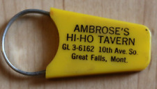 ambroses HI-HO tavern great falls montana vintage key chain picture