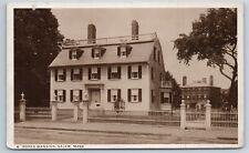 Postcard RPPC Ropes Mansion Salem Massachusetts Colonial Home picture