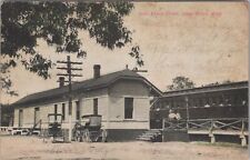 Long Beach Train Depot, Long Beach Mississippi 1908 Postcard picture