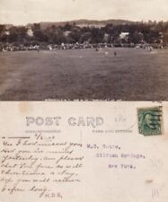 1907 Earlville vs Morrisville (New York) baseball photo postcard postmarked 1908 picture