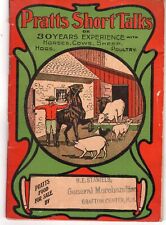 1903 Pratt's Short Talks Advertising Publication for Farms, Pratts Foods picture