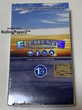 Fully Sealed BOX of 25 packs ELEMENTS 1 1/4 1.25 Ultra Thin Rice Rolling papers picture