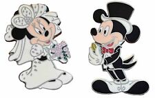 Disney Pin Set Fairytale Wedding Mickey & Minnie Mouse Rare 2002 picture