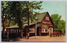 Original Old Vintage Antique Postcard Stagecoach Inn Manitou Springs Colorado picture