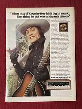 Ol’ Country Boy Farley J. Dollar for Marantz Stereo 1975 Print Ad Great to Frame picture