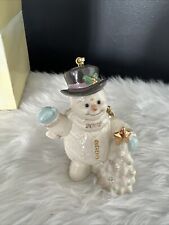 Lenox 2002 Annual The Snowman Ornament Collection Holiday Greetings Christmas  picture